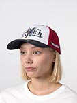 Бейсболка VON DUTCH арт. VD/1/PCB/WILD/13  (синий / белый)